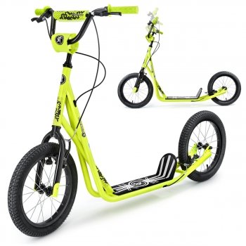 Hulajnoga miejska Hypermotion RUNKIE z pompowanymi kołami 16'' (40 cm)