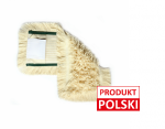Mop bawełniany DUO kieszeń + klips 40cm