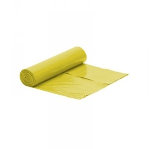Worek żółty na śmieci LDPE 120 L/rolka 25 szt
