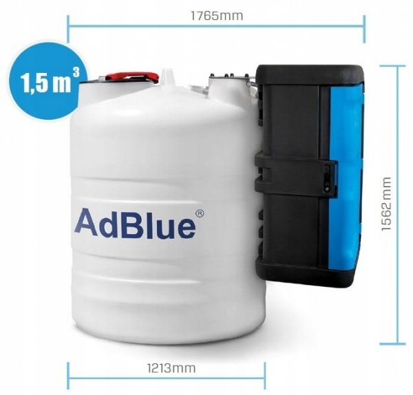 Zbiornik na AdBlue 1500L SWIMER BLUE TANK ELJPS EL BASIC