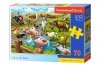 Puzzle 70 zwierzęta w błocie