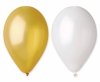  Balony metalizowane 50 szt mix Złote i Perłowe