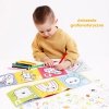 Litery Akademia CzuCzu Rysujcie Układajcie 2 Książeczki puzzle  3+