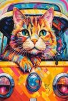  Puzzle 1000 Cat Bus travel
