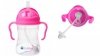 B.BOX Nowy innowacyjny Bidon ze słomką 240ml Różowy BB00511