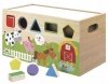 CAROUSEL 9w1 SORTER DREWNIANA SKRZYNIA z klockami