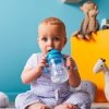 B.BOX Nowy innowacyjny Bidon ze słomką 240ml Malinowy BB00502