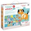 Alfabet CzuCzu Duże Puzzle z dziurką Litery 48 el. 3+