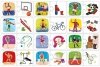 Sport i Atrybuty Puzzle Edukacyjne Gra Układanki Adamigo 3+