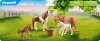 Playmobil Country 70682 2 Konie 2 Źrebaki Figurki kucyki