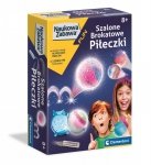 Szalone Brokatowe Piłeczki Naukowa zabawa Zestaw Stwórz Clementoni 8+