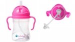 B.BOX Nowy innowacyjny Bidon ze słomką 240ml Różowy BB00511