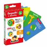 CzuCzu ZAGADKI z dziurką 3+ Karty z zadaniami Książeczka 6135792