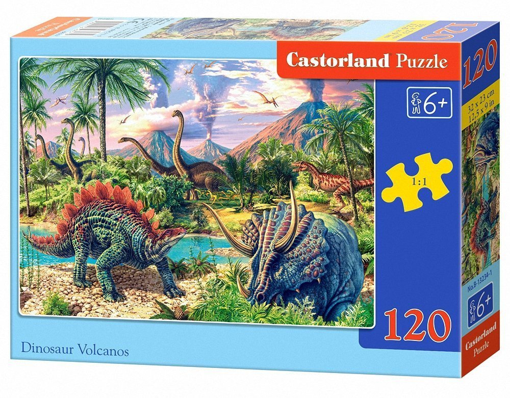 Puzzle Dinozaury 120 elem Castorland Puzzle Gry i puzzle Dla