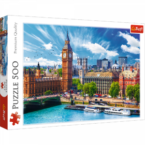 Puzzle 500 el Słoneczny Londyn Widok Big Ben Trefl 37329