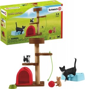 Schleich 42501 Koty Drapak Domek kotków Farm World 