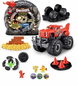 Zuru Smashers Monster Trucks Dino Drifter Auto dźwięki 25 niespodzianek