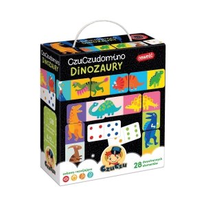 CzuCzu Domino Obrazkowe Dinozaury Gra 2+