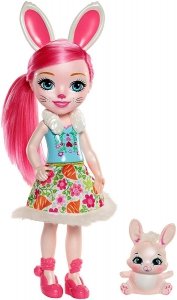 Enchantimals Lalka 36cm Królik + Zwierzątko Mattel FRH52