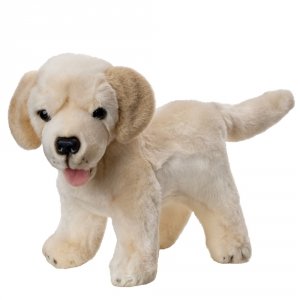 Pies Labrador szczeniak stojący 25cm Maskotka Piesek Pluszak Beppe