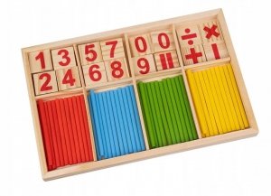 Patyczki do nauki liczenia 72 el Matematyka