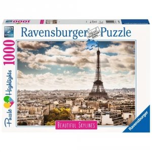 Puzzle 1000 Paryż Wieża Eiffla Ravensburger Beautiful Skylines