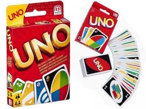 UNO Gra karciana Rodzinna Karty Orginalna Mattel W2087 7+