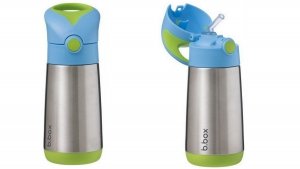 B.box Bidon termiczny ze słomką Termobutelka 350 ml Ocean Breeze