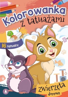 Zwierzęta domowe Kolorowanki z Tatuażami 16 Tatuaży 