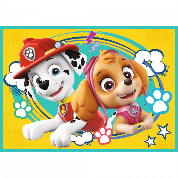Puzzle Psi Patrol 4w1 Ekipa Psiego Patrolu Trefl 34346 3+