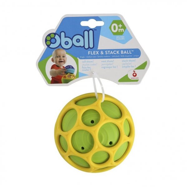 Oball Piłka miękka Flexi Piłeczka składana 0+