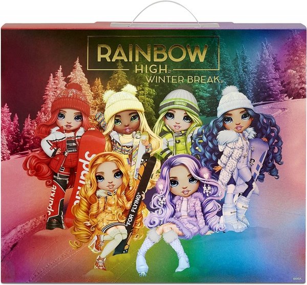 Rainbow High Lalka z nartami Winter Sunny Madison
