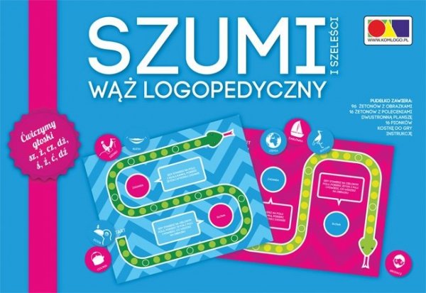 Logopedyczny waż Szumi szeleści Gra planszowa