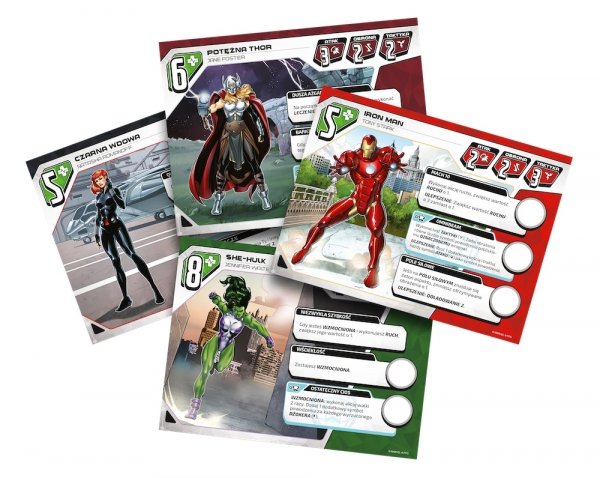 Gra planszowa kooperacyjna D.A.G.G.E.R Marvel PL