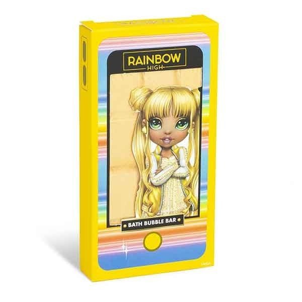 Musująca sól do kąpieli zółta tabliczka Rainbo High