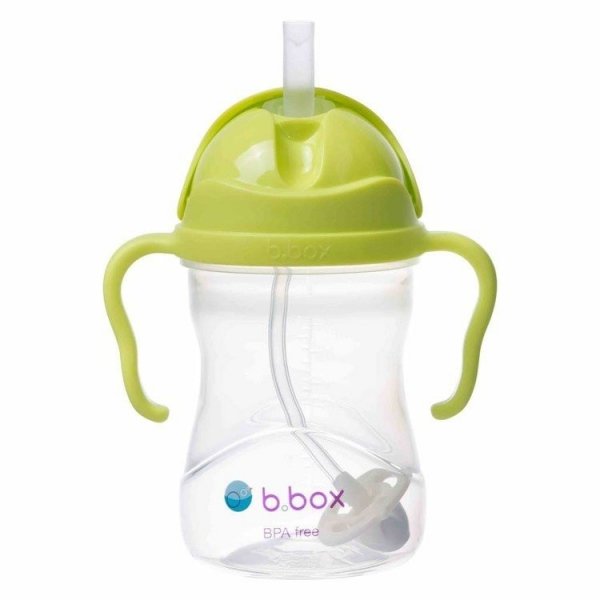 B.BOX Nowy innowacyjny Bidon ze słomką 240ml Ananasowy BB00512