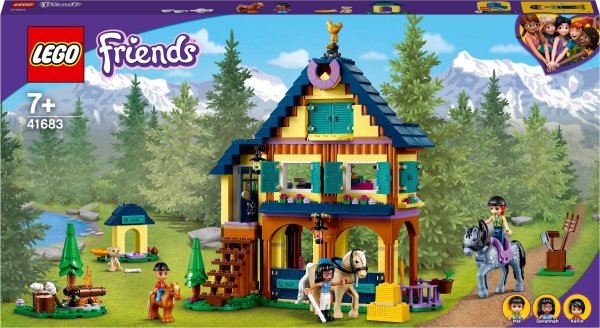 Lego Friends 41683 Leśne centrum jeździeckie Klocki