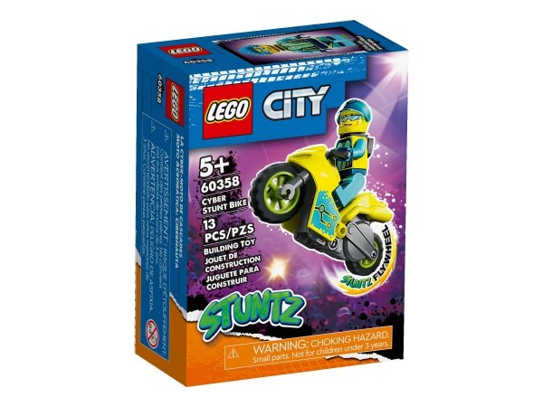 LEGO City 60358 Cybermotocykl kaskaderski