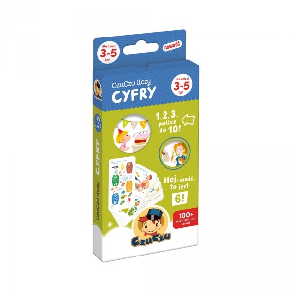 CzuCzu Uczy Cyfry 100 zadań edukacyjnych dla dzieci 3-5 lat