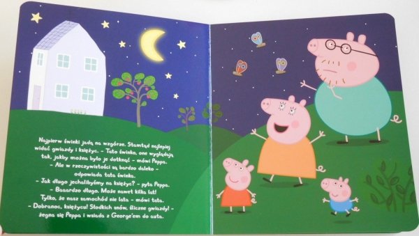 Świnka Peppa Słodkich snów Książeczka Świeci w ciemności 572583