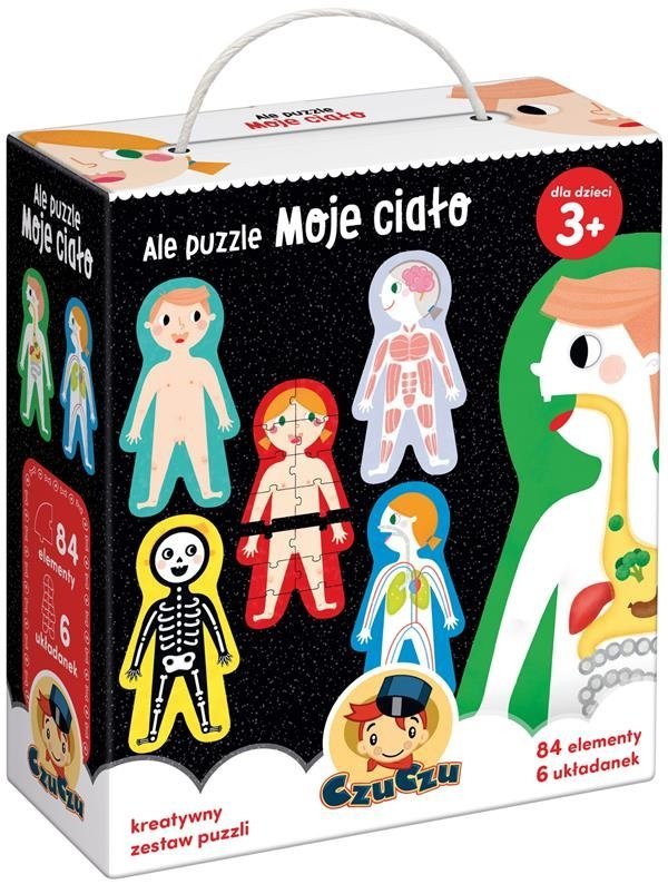 CzuCzu Ale Puzzle Moje Ciało 6 Układaek 84 elem 3+