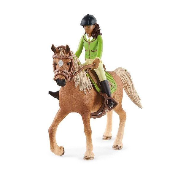 Schleich Horse Club 42542 Jeździec Sarah i klacz Mystery