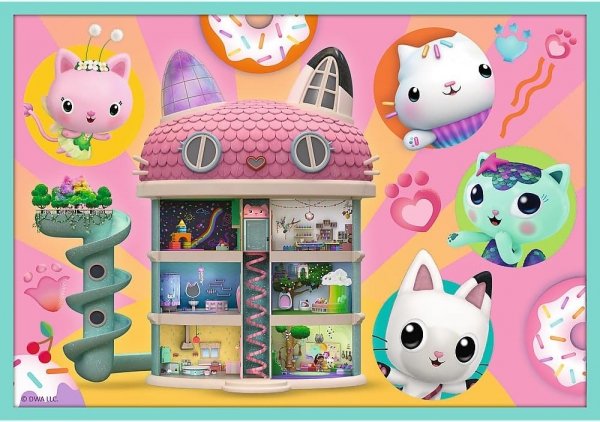Puzzle 10w1 W świecie Gabi Domek Gabby