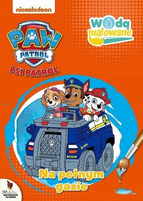 Psi Patrol Woda Malowane Wodna Kolorowanka Na Pelnym Gazie Paw Patrol