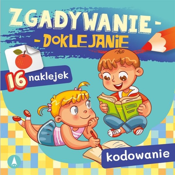 Zgadywanie-doklejanie Kodowanie 16 naklejek