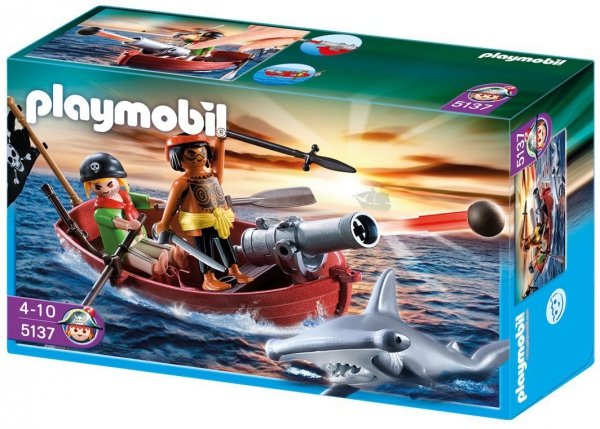 Playmobil Pirates 5137 łódka piracka łódz Piraci