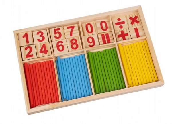 Patyczki do nauki liczenia 72 el Matematyka