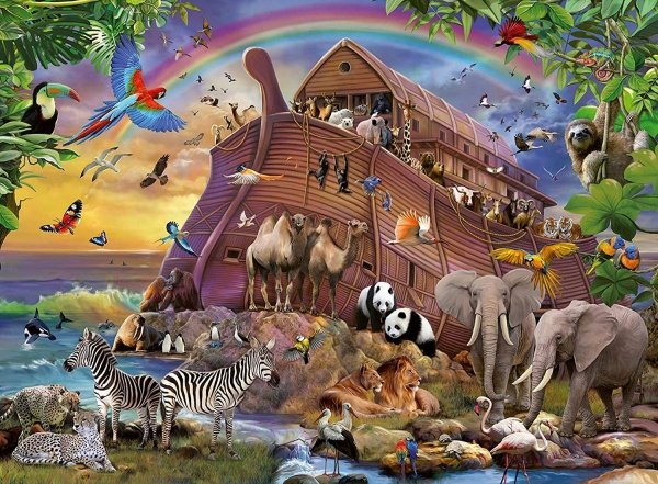 Puzzle XXL 150 Arka Noego zwierzęta Ravensburger