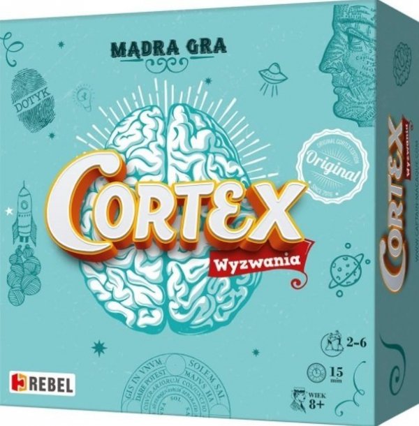 Gra logiczna Cortex Wyzwania Mądra Głowa Rebel