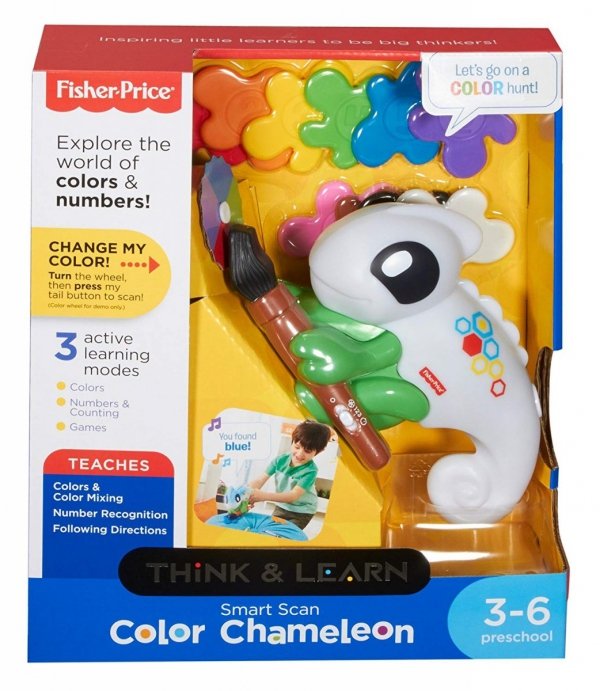 Fisher-Price Kameleon Nauczyciel Uczy kolorów liczb DYP95